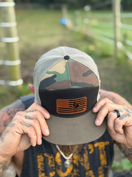 AHMX Flag Hat Camo, view 2