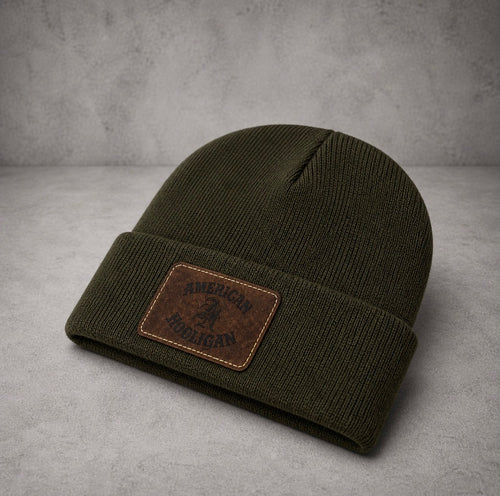 Cold Shift Beanie in Muted Green