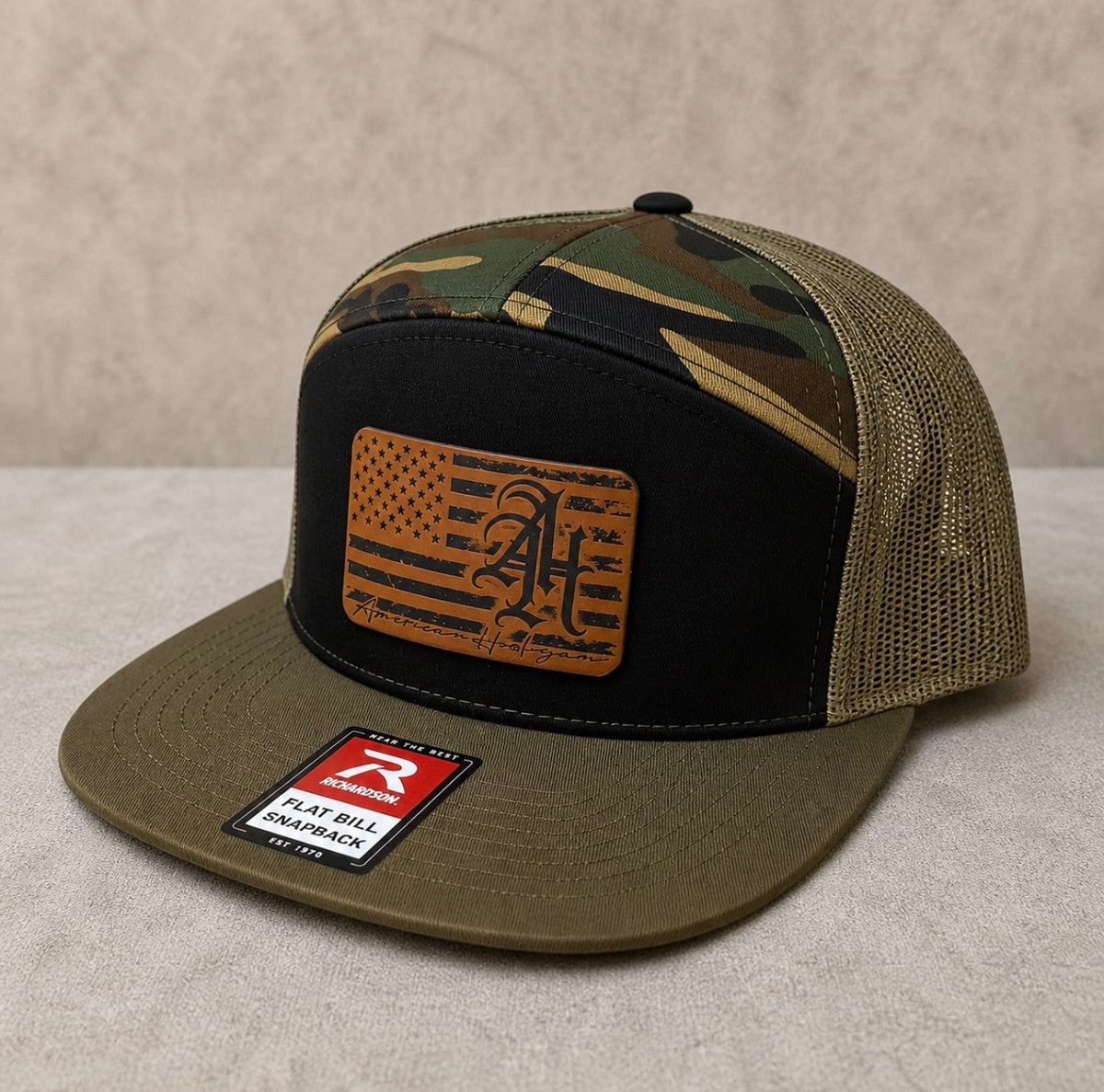 AH Flag Hat Camo, view 1