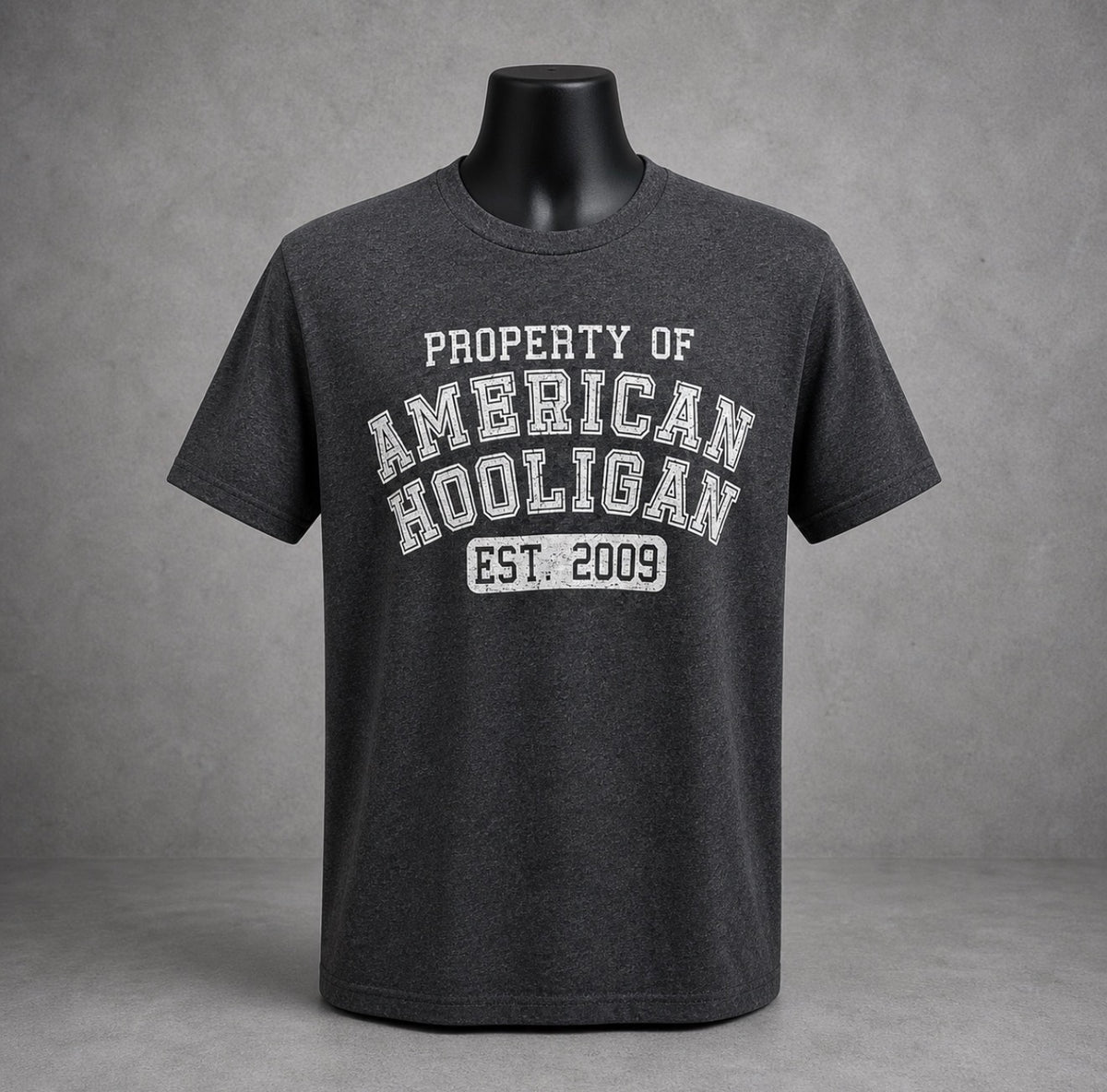 AH Property Of Tee in Charcoal Grey